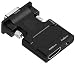 LinkS Active HDMI Female to VGA Male Adapter Support Audio with 3' 3.5 mm Stereo Cable, Black