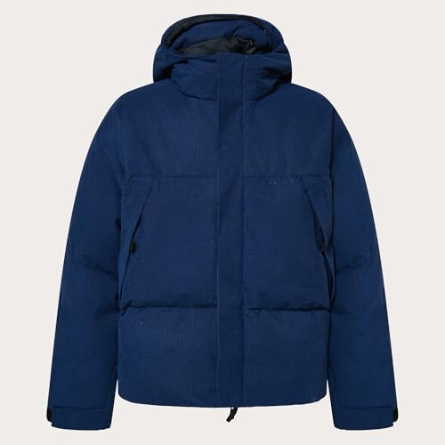 Oakley Mens Streetpeak Corduroy Puffer Jacket, Abyss, XX-Large