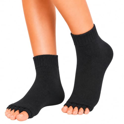 Foot Alignment Socks with Five Toe Separator