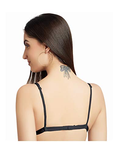 Image of Daisy DEE Women's Cotton Seamless T-Shirt Bra Non-Padded with Adjustable Straps Everyday Bra - Backless