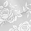 Roses Light Gray