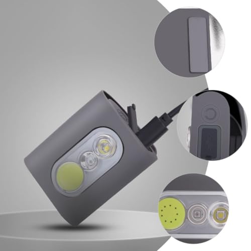 Lámpara portátil LED Operitacx con clip magnético y carga USB C 5
