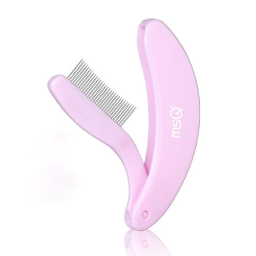 Peigne à sourcils et séparateur de cils MSQ anti-paquets de mascara