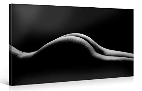 Gallery of Innovative Art - SEXY CURVES BLACK & WHITE - 100x50cm - Impresión Giclee en lienzo, foto lienzo Wall Art- Fotos en lienzo montadas sobre bastidor  Im?genes en lienzo XXL en alta resolución #e6138