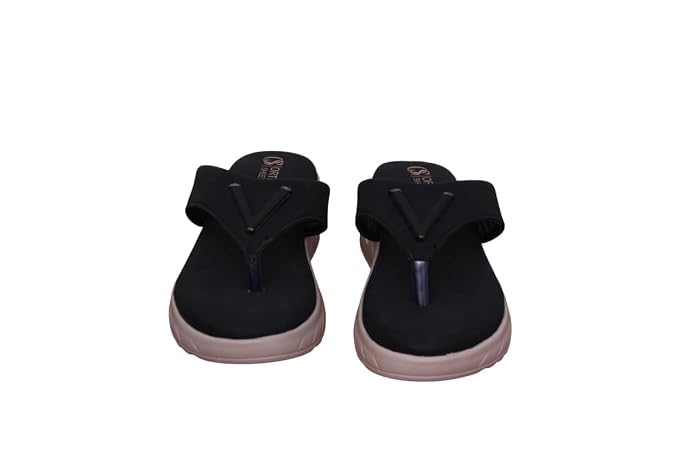 Women's Ethnic Printed Toe Ring Flats | Comfortable Casual Flip Flops | Soft Cushioned Slip-On Sandals | Designer Kolhapuri Style Chappals | Daily Wear Fashion Footwear for Women & Girls-image-7
