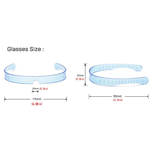 punk Visor Sunglasses Futuristic Shield Sunglasses Mirrored Cyclops Sunglasses for Women and Men Party Halloween Accessories4