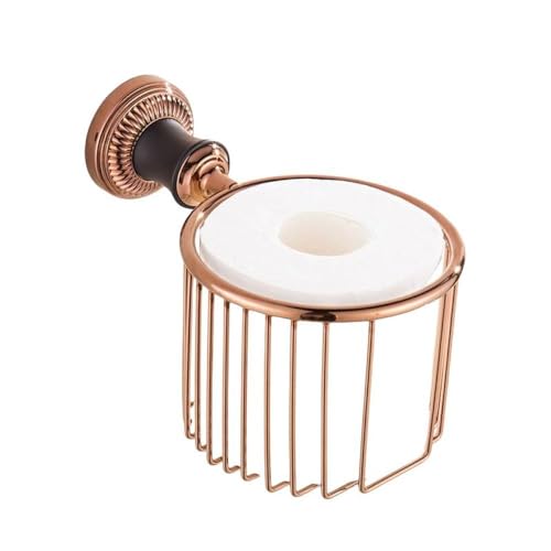 Soporte de papel de acero inoxidable resistente a humedad con cesta de baño 2
