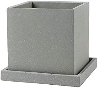 2 PCS Big DIY Suqare Resin Plant Mold Cube Silicone Molds Concrete Flower Pot Mould