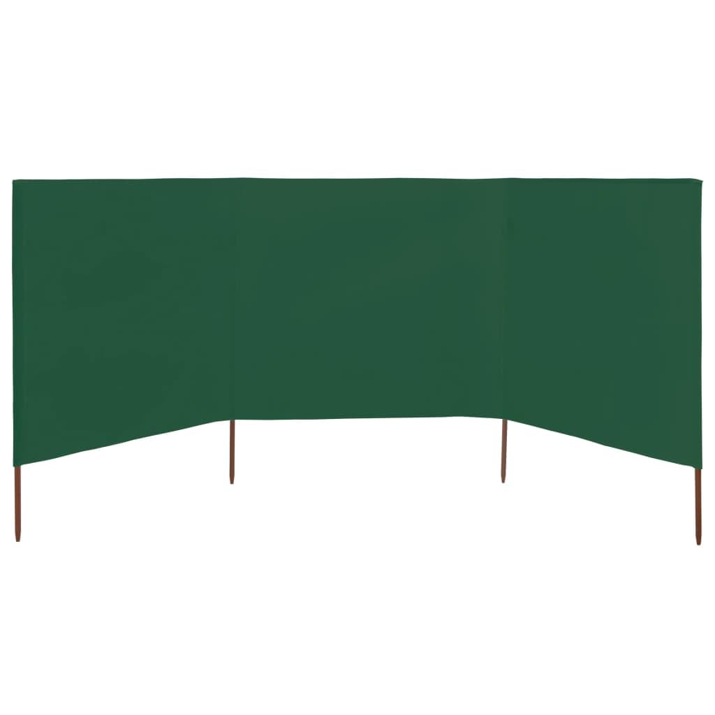 Osłona balkonowa, wiatroszczelna, zielona, 400 x 80 cm, ogrodzenie balkonowe, do ogrodu, na plażę i taras, odporna na warunki atmosferyczne, idealna do użytku na zewnątrz