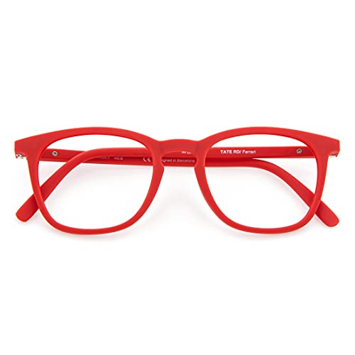 DIDINSKY Gafas de Presbicia con Filtro Anti Luz Azul para Ordenador. Gafas Graduadas de Lectura para Hombre y Mujer con Cristales Anti-reflejantes. Ferrari +3.0 – TATE
