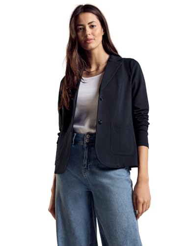 Blazer basique bleu foncé Street One A211912 pour femme taille 36