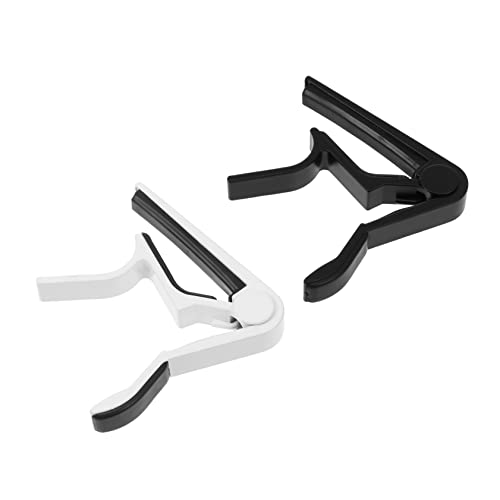ERINGOGO 2Pcs Practical Sandhi Clips for Ukulele and Guitar Lightweight Capos Easy to Use Scratch Resistant Professional Music Accessories