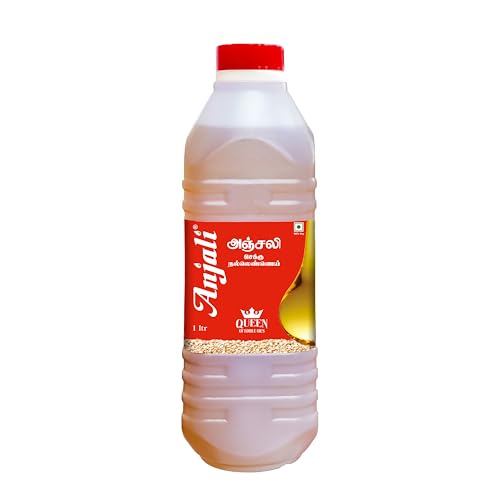 Anjali Cold Pressed Gingelly/Sesame Oil (1 LITRE CAN)