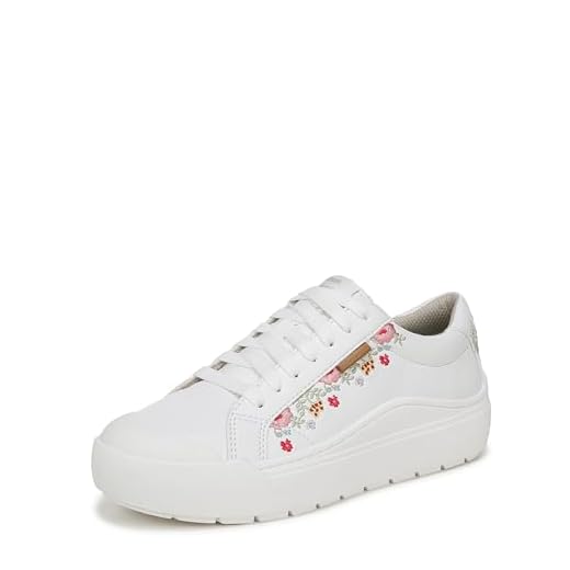 Dr. Scholl's Women's Time Off Sneaker White Multi 8.5 M