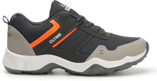 Image of CLYMB ES21 Sports Shoe with Synthetic Upper Lightweight Comfortable Mid Top Running Shoes for Men's & Boy's