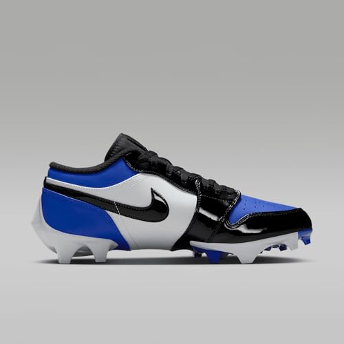 Jordan 1 Low TD Men's Football Cleat (FJ6245-401, Game Royal/White/Black)3