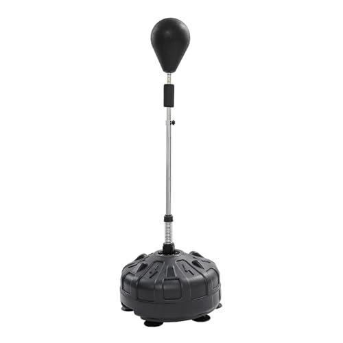 Punchingball Boxstand Standbox Trainer, Standboxsack mit 1 Speed Boxtasche, 90 °Rückprallwinkel, Höhenverstellbarer 120-160 cm, ideal für Boxen Ausrüstung, Stressabbau & Fitness Punchingball Boxstand Standbox Trainer, Standboxsack mit 1 Speed Boxtasche, 90 °Rückprallwinkel, Höhenverstellbarer 120-160 cm, ideal für Boxen Ausrüstung, Stressabbau & Fitness