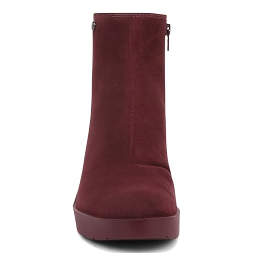 Vionic Women's Wedge Ankle Boots Skylar- Comfortable Bootoes& Supportive Walking Shoes with Built-in Arch Support4