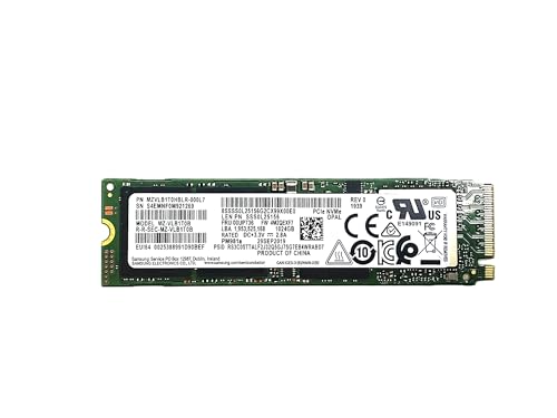 Samsung 1TB SSD PM981a, NVMe M.2 2280, PCIe 3.0 x4, interne Festplatte, bis zu 3500 MB/s