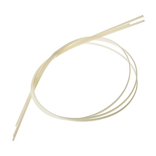 Othmro Varillas de soldadura de plástico ABS Varillas de soldador 5 mm Ancho 2.5 mm Espesor 1 metro Longitud para pistola de aire caliente Beige 3 unids