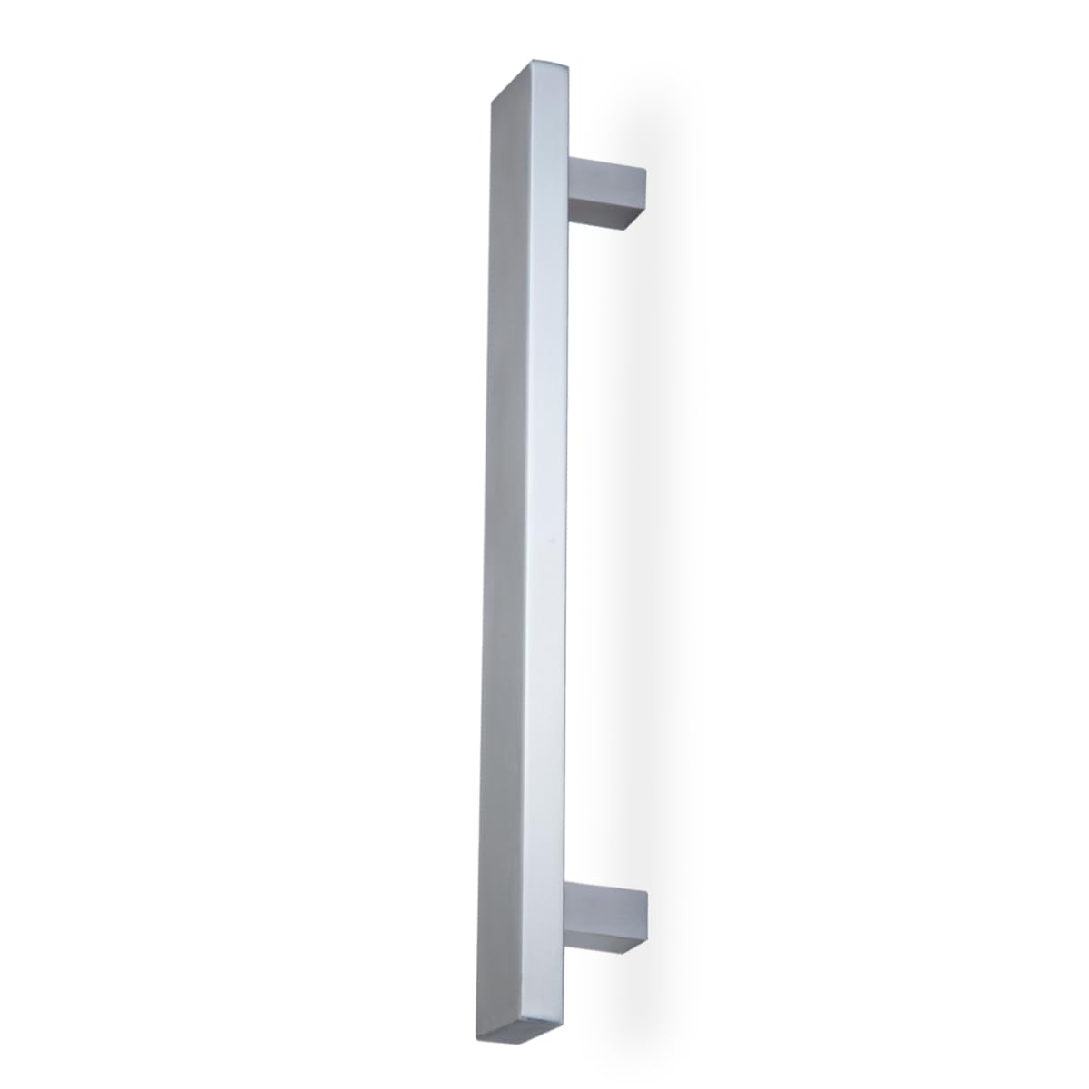 Manillón Rectangular de Acero Inoxidable para Puertas de Madera y Cristal | Tirador de Manilla Resistente Interior Exterior 300mm Entre Ejes, 40mm Grosor, 500mm Largo Total
