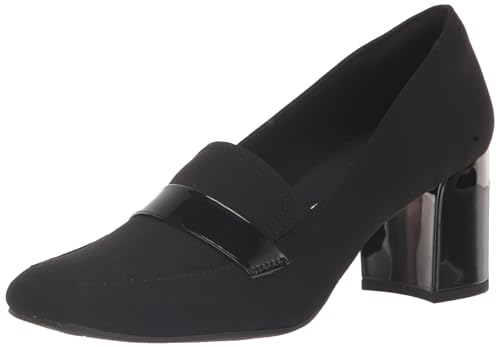 Pompe de télépathie Anne Klein en stretch noir pour femmes taille 38 EU