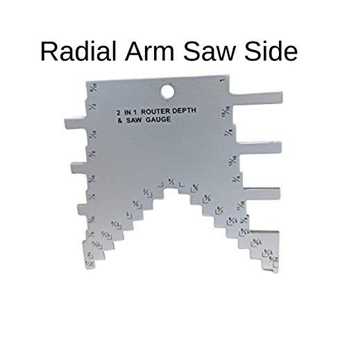 Router Table Saw Circular Saw - Depth Gauge - 3 In 1 Step Tool for Woodworking Projects - Helps Make Your Saw Set Up Fast Easy and Accurate by TOFL