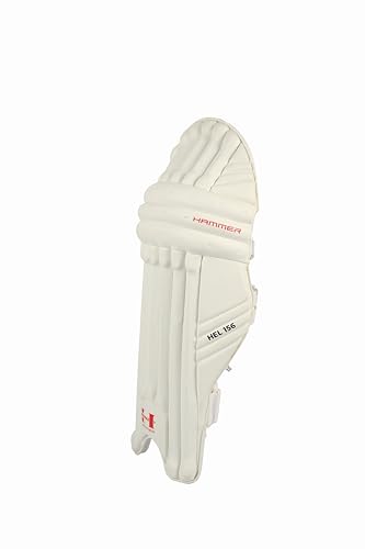 Hammer HEL 156 Cricket Batting Pad - White (White, Men, Right) - Thumbnail 6