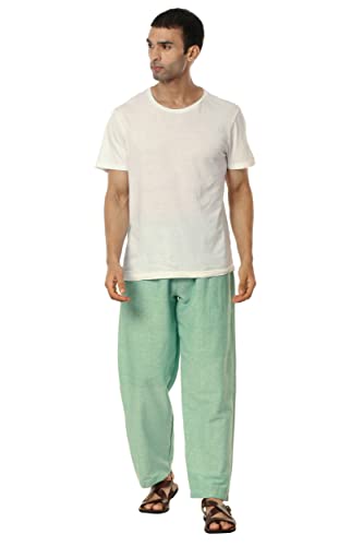 Image of Aatman One Size Men's Eco-Friendly Cotton Pyjama | Fits Waist Size 28 to 36 Inches