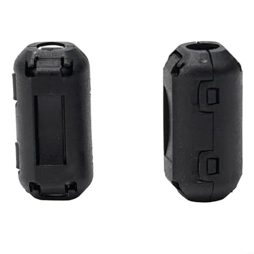 Anillo de supresión de ruido de núcleo de ferrita de 5 mm con clip en filtro RFI para cables USB, audio y video (2 piezas) | Ya disponible en tu tienda friki favorita! En mundofriki.es!