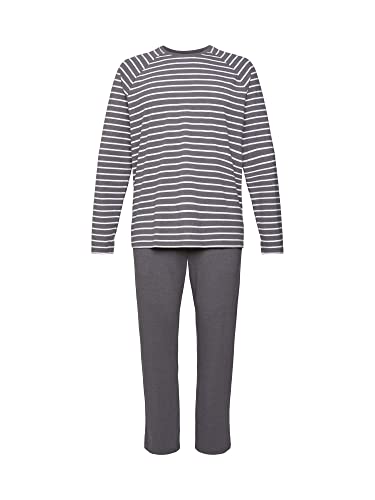 ESPRIT Herren NOOS Long SJ SUS pj lslv Pyjamaset, Anthracite 2, L