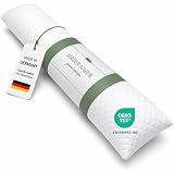 Haber Natur Seitenschläferkissen 40 x 145 cm Weich | Schwangerschaftskissen & Stillkissen | Made in Germany Seitenschläferkissen | Pregnancy Pillow | Schlafkissen | Body Pillow Kissen Seitenschläfer