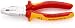 Produktbild KNIPEX Kombizange Chrom-Vanadin 1000V-isoliert (190 mm) 01 06 190