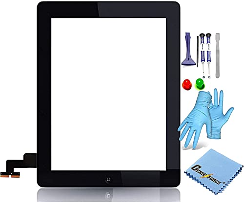 Écran tactile LCD Retina iPad 2 Noir vitre de réparation affichage tablette reconditionnement