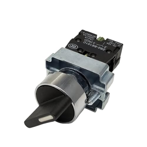Interruptor selector XB2-BD33 de 3 posiciones para automatización de motores 5