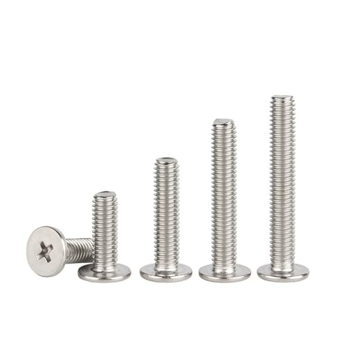 M2 M2.5 M3 M4 M5 M6 304�X�e�����X�|�N���X�����^�X�[�p�[�t���b�g�E�F�[�n�w�b�h�l�W�m�[�g�p�\�R���d�q�{���g(8mm,M2.5 x 50Pieces)