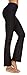 PhiFA High Waist Yoga Pants Bootcut Tummy Control Workout Running 4 Way Stretch Leggings with Pocket