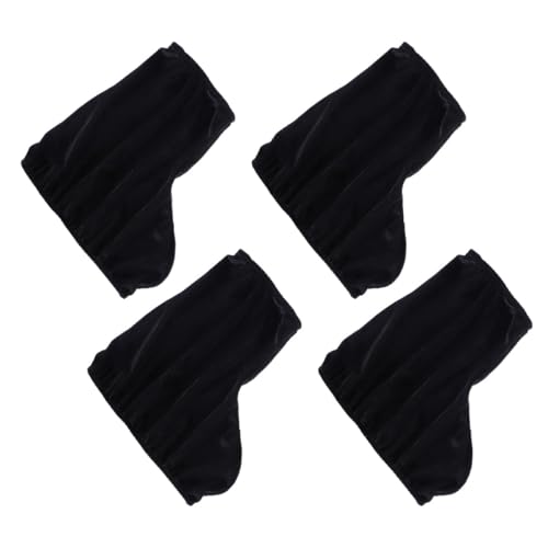 Couvre-patins à glace en velours noir taille S lot de 2 paires protège-patins