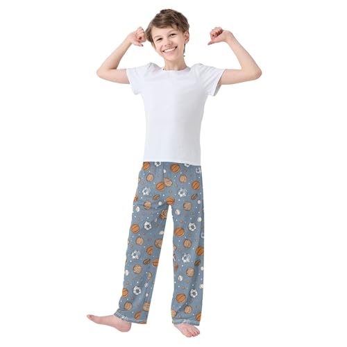 image for Ceiurey Sports Blue Pajama Pants American Football Pajama Bottoms Soft