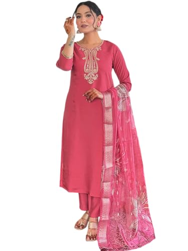 Costume indien pour mariage et festival ensemble Gajri kurti peach XXL