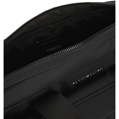 Tommy Hilfiger Mens Repreve Computer Bag, Black