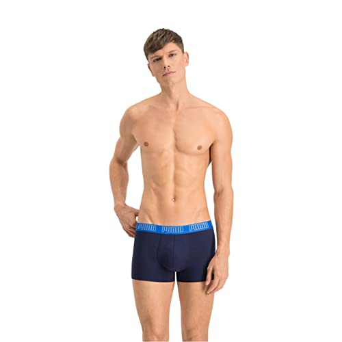 PUMA Herren Boxer Boxershorts Shorts Unterhosen Comfort Stretch 2er Pack, Farbe:Blau, Größe:2XL, Artikel:-005 True Blue – Ansicht 6
