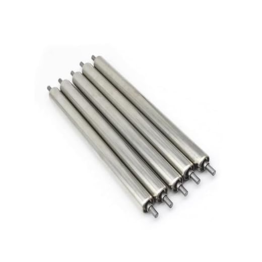 Edelstahl-Förderrolle mit hoher Tragfähigkeit