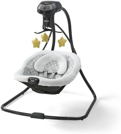 Graco Simple Sway LX Baby Swing with Multi-Direction Lounger, Allister