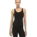 Private Island Hawaii UV Women Rash Guard Tankini Top Under Bra (Large, BLACK)
