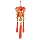 Chinos - 2026 Colgante con Borlas,Festivo de Fruta China | para Dormitorio Sala Entrada Balcón Puerta Ventana Oficina Escuela Celebraciones