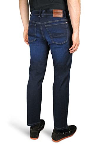 Paddocks Ranger Megaflex Stretch Jeans Blue Dark Moustache Used 80081 2936 0844, Weite/Länge:35W / 30L