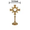Sudbury Brass Monstrance with Rays Catholic Church Supplies, 15 1/4 Inch #4