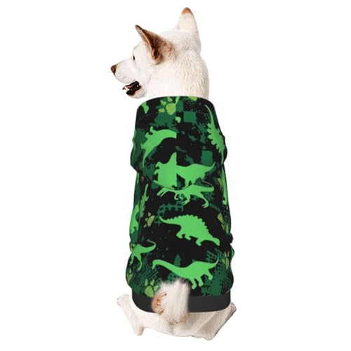 犬服 緑 迷彩柄 恐竜 パーカー ペット服 犬の服 犬用 ペット用 小中型犬 洋服 猫服 秋冬 冬服 保温 防寒 防風 柔らかい 暖かい ドッグウェア ペットウェア 脱毛保護 お散歩 お出かけ 可愛い 人気 ファッション おしゃれ