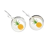 pendientes de piña Miniblings - la marca de culto para la joyería en miniatura y el diseño de productos amorosamente a mano - Hecho en Berlín encontrar a muchos artículos que Schmucksets información de producto (por ejemplo, a juego cadenas / pendientes / clips de llavero / del pelo / los encantos) se detalla a continuación!